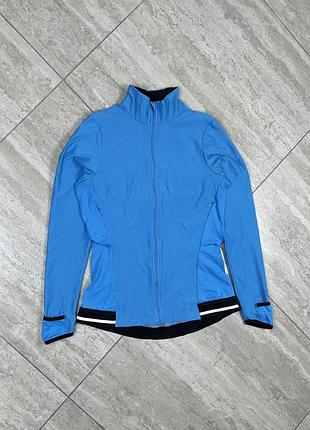 Gore running wear windstopper jacket running women blue size m