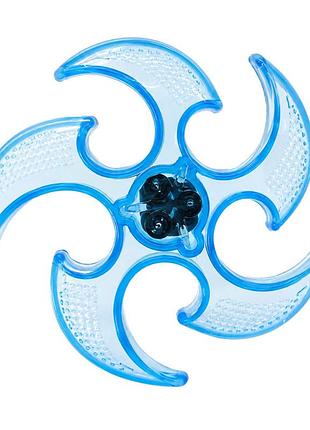 Летающий бумеранг sb2306(blue) резина, со светом, 15 см, в пакете