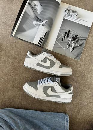 Nike dunk low white grey 5
