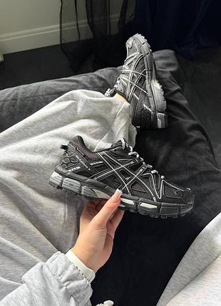 Кроссовки asics gel-kahana 8 gore-tex black white / ассикс гель возлюбленная 8 черно белые водонепроницаемые 38 39 40 41 42 43