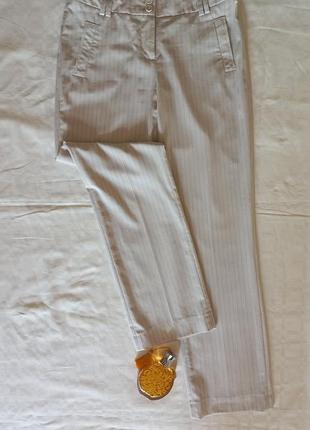 Элегантные классические брюки / брюки в полоску esprit collection dover (размер s / 36)