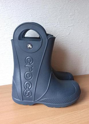 Резинові гумові чоботи сапожки крокси crocs с13/30-31р. устілка 20 см.