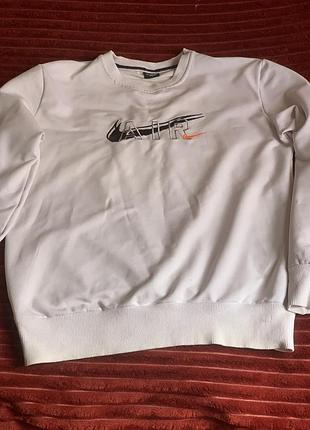Світшот чоловічий nike білий розмір m