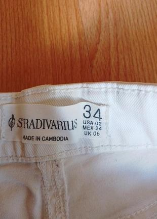 Белые джинсы клёш stradivarius 🔥 6