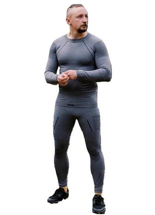 Термобілизна чоловіча tramp active utrum-021-grey-l/xl l/xl сіра 5176460