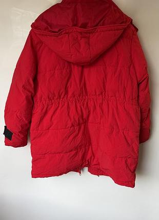Куртка жіноча pull&bear зимова червона 2