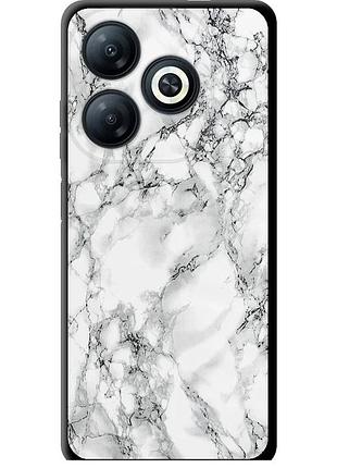 Чехол tpu на телефон infinix smart 8 мрамор белый "4480b-3431-58250"