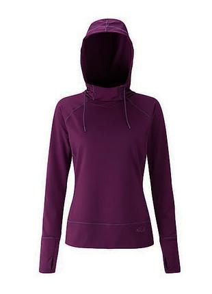 Легка толстовка лонгслів cipher hoodie з капюшоном для активного відпочинку трекінгу скелелазання від rab