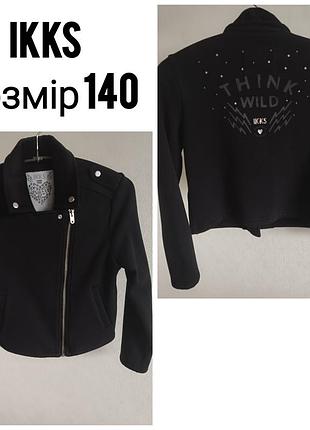 Косуха для дівчинки 140, дитяча  косуха 140, косуха ikks 140, косуха на 10 років, текстильна куртка, вітровка 140, демісезонна куртка вітровка 140