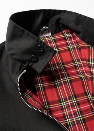 Куртка чоловіча harrington бомбер чорна 2