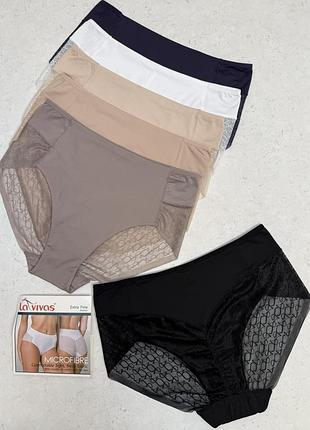 Трусики женские la vivas 10225 из мягкой микрофибры с утяжкой живота