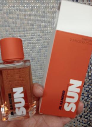 Б/у парфум jil sander sun, 75 мл.