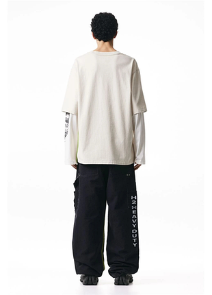 Heron preston x h&m h2 unity double layer t-shirt 3