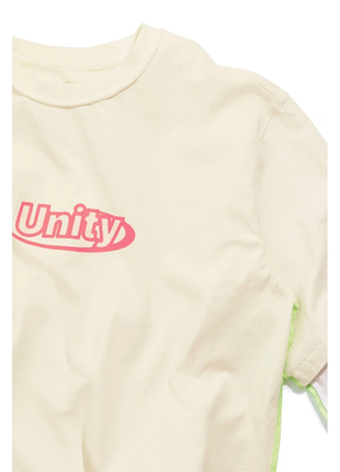Heron preston x h&m h2 unity double layer t-shirt 5