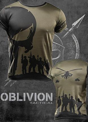 Тактична футболка потоотводяющая oblivion panisher soldiers вн1105
