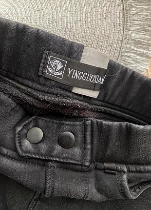 Джинси скіні на флісі 8