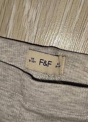 Базовые велосипедные шорты в рубчик от f&amp;f на 9-10 лет
