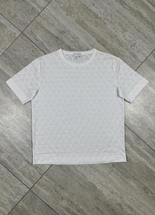 Escada sport white knit top short sleeve  size small s футболка