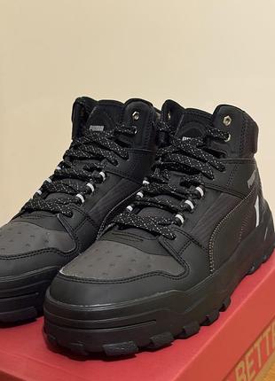 Черевики чоловічі puma rebound abrupt open road ii чорні eu 42
