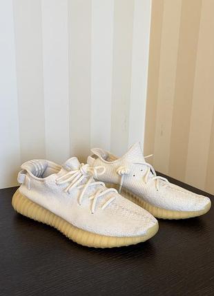 Кросівки чоловічі adidas yeezy boost 350 v2 "cream white" білі