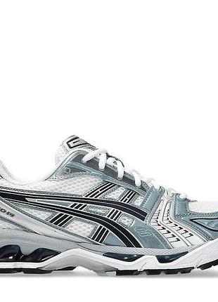 Мужские спортивные легкие кроссовки для бега asics gel kayano 14 fjord grey серо-голубого цвета