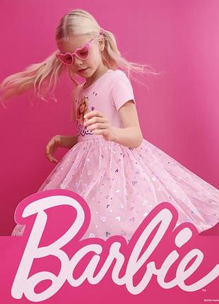 Праздничное платье платье для девочки sinsay barbie 138 розовое фатин пышное