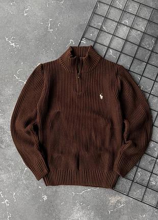 Мужская вязаная кофта свитер polo ralph lauren