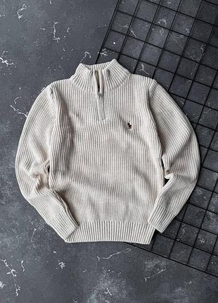 Мужская вязаная кофта свитер polo ralph lauren