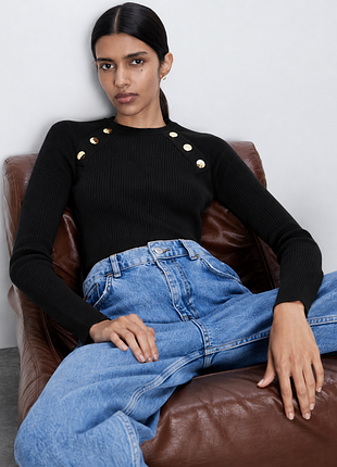 Джемпер жіночий zara чорний