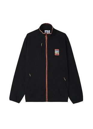 Adidas оригиналы adplr pf tt велюровая спортивная куртка мужская верхняя одежда черная
