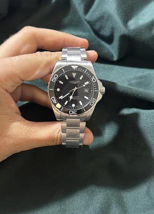 Годинник longines hydroconquest l3.769.4 чорний