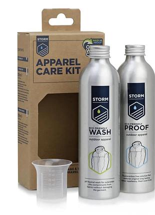 Набор для ухода за одеждой storm apparel care kit (225 wash & proof)