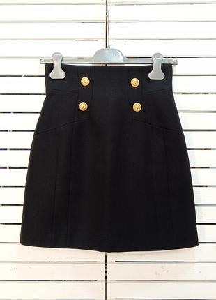 Спідниця жіноча balmain 36 fr (40 it) тепла чорна