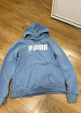 Кофта жіноча puma блакитна розмір xs-s
