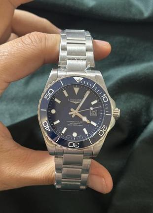 Часы longines hydroconquest синий