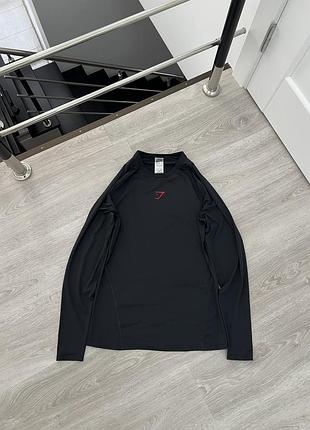 Чоловіча спортивна  лонгслів рашгард gymshark