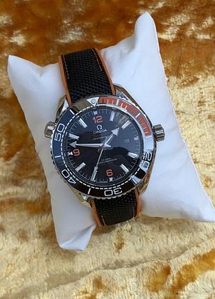 Годинник omega seamaster planet ocean 600m orange black 45