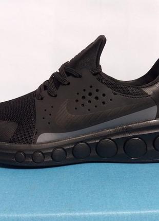 Кроссовки мужские черные nike supo. 43