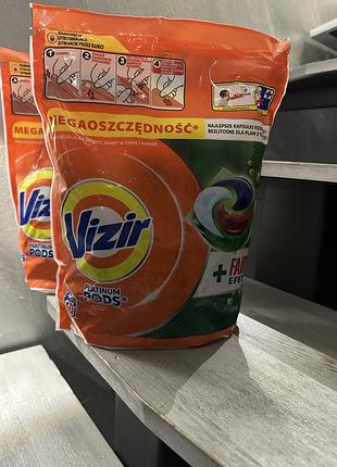 Капсули для прання vizir platinum pods 2
