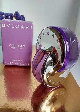 Bvlgari omnia ammethyste мініатюра 5 мл