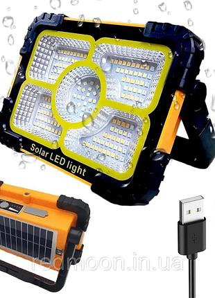 Фонарь аккумуляторный 30w, 3600mah, working lamp jn-882 / прожектор светодиодный / лампа на солнечной панели