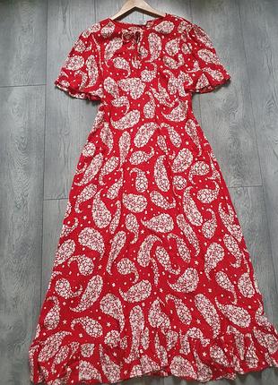 Платье женское длинное вискоза