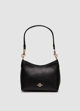 💎 coach laurel small shoulder bag black 19 х 13 х 7 см
