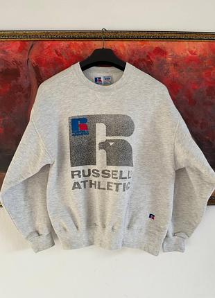 Винтажный свитшот russel athletic оригинал размер l