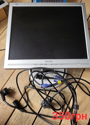Монітор philips 170s6, клавіатура mitsumi classic, колонки f&d sps-500