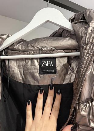 Шикарний пуховик zara 4