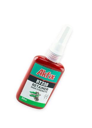 Фіксатор різьби akfix rt238 retainer (особливо міцний для циліндричних зєднань) 50мл.