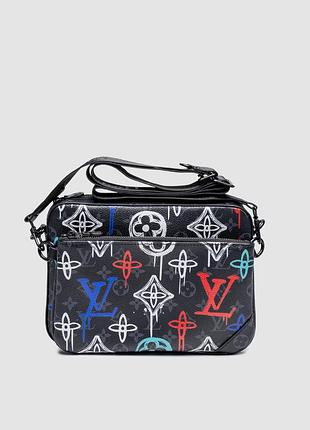 🦁 louis vuitton trio messenger graffiti 2