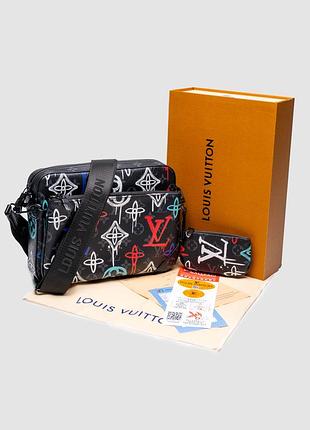 🦁 louis vuitton trio messenger graffiti 4