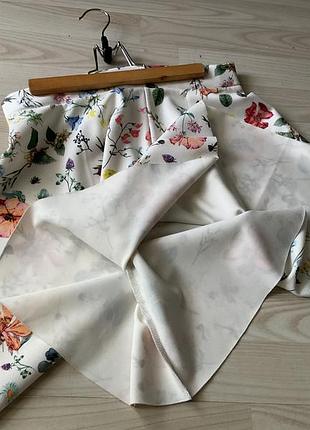 Спідниця квітковий принт 2